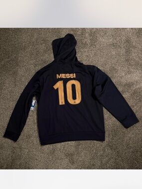 AFA Argentina Messi Navy Hoodie with Gold Details